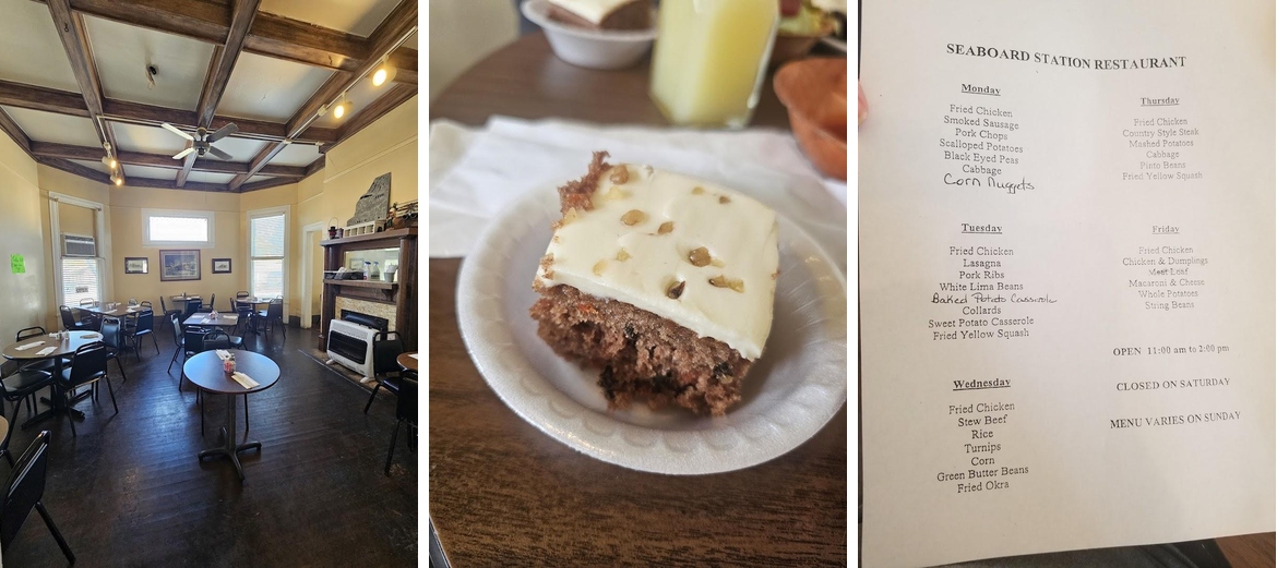 Seaboard Station Restaurant Menu